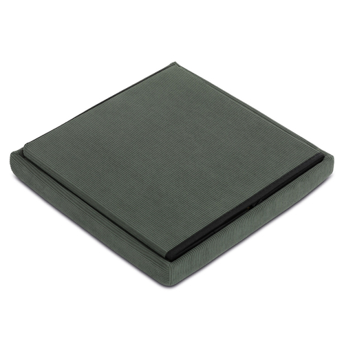 Taburet s úložným prostorem, zelená, manšestrová látka, TAB-471 GRN6