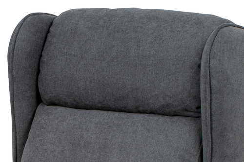 Polohovací křeslo, elektrické kabelové ovládání, šedá, látka, TV-1190 GREY2