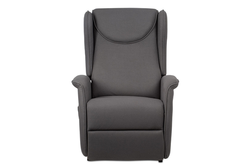 Polohovací křeslo, elektrické kabelové ovládání, šedá, látka, TV-1192 GREY2