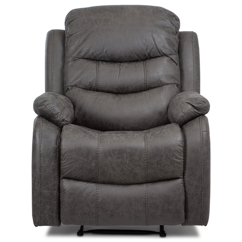 Polohovací křeslo, šedá, látka, TV-4086 GREY