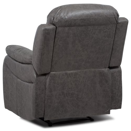 Polohovací křeslo, šedá, látka, TV-4086 GREY