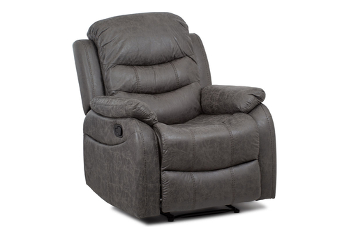 Polohovací křeslo, šedá, látka, TV-4086 GREY