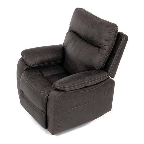 Polohovací křeslo, hnědá, látka vintage, TV-4092 COF3