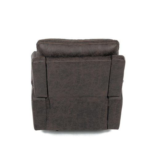 Polohovací křeslo, hnědá, látka vintage, TV-4092 COF3