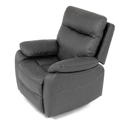 Polohovací křeslo, elektrické zabudované ovládání, šedá, látka vintage, TV-4094 GREY3