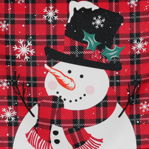 Běhoun - se sněhulákem, 100% polyester, 40 x 150 cm