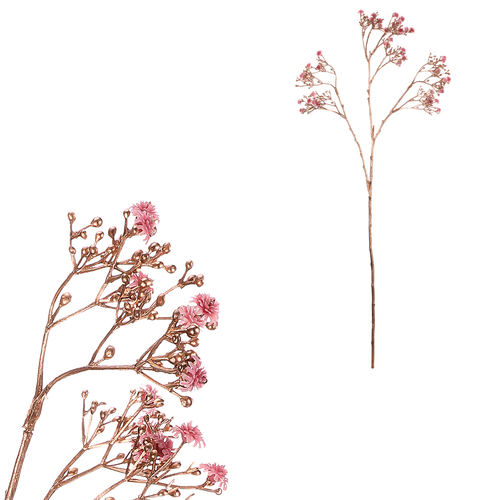 Gypsophila - s pozlacením, růžová kvítka