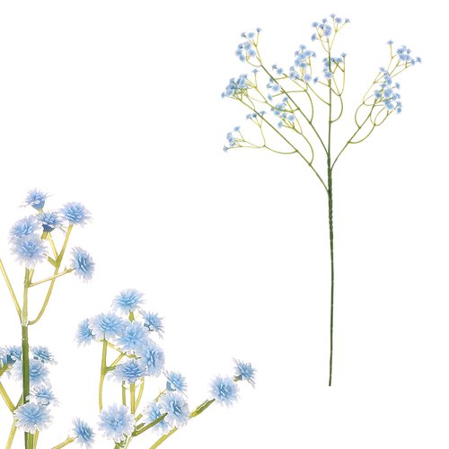 Gypsophila - umělá větev, modré květy