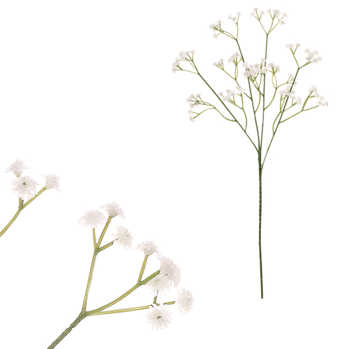 Gypsophila - umělá větev, bílé květy