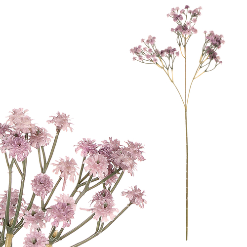 Gypsophila - umělá řezaná, 96 cm, fialová