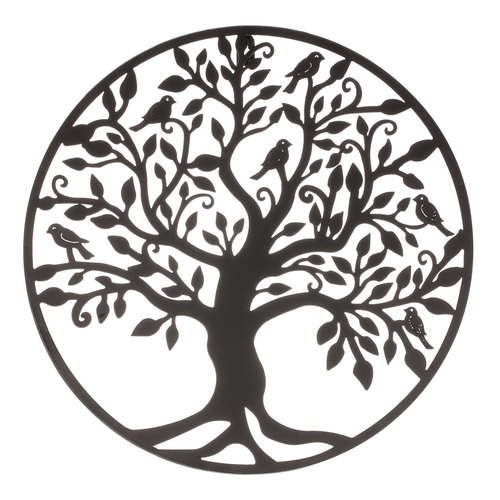 Strom kovový - na zavěšení, vel. S, barva černá