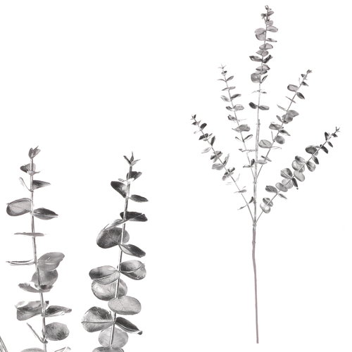 Eukalyptus - umělá větev, barva stříbrná